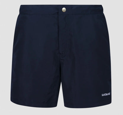 SANDBANKS SIDE STRIPE SWIM SHORTS NAVY BLUE LARGE RRP £135 BNWT