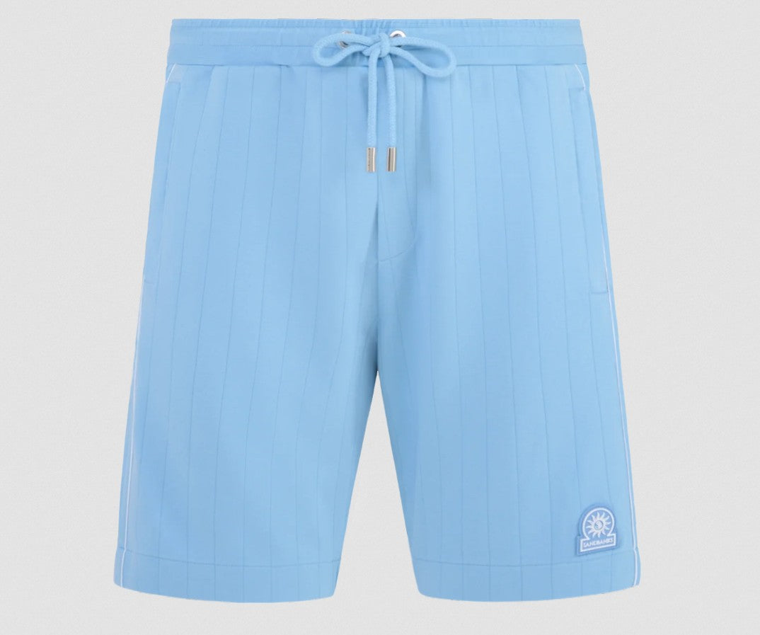 SANDBANKS PANEL PIPED VISCOSE BLEND SHORTS DUSTY BLUE SIZE 2XL RRP £125 BNWT