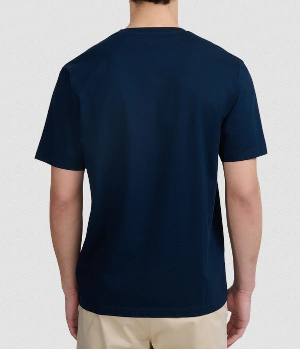 SANDBANKS V NECK COTTON T-SHIRT NAVY BLUE MEDIUM RRP £85 BNWT