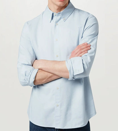 BELSTAFF STREET LONG SLEEVE COTTON SHIRT SKY BLUE 3XL RRP £130 BNWT