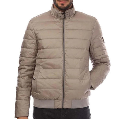 BELSTAFF CIRCUIT DOWN PUFFA BOMBER JACKET TONAL CHROME GREY RRP £350 BNWT