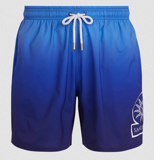 SANDBANKS MOONLIGHT GRADIENT SWIM SHORTS BLUE RRP £125 BNWT