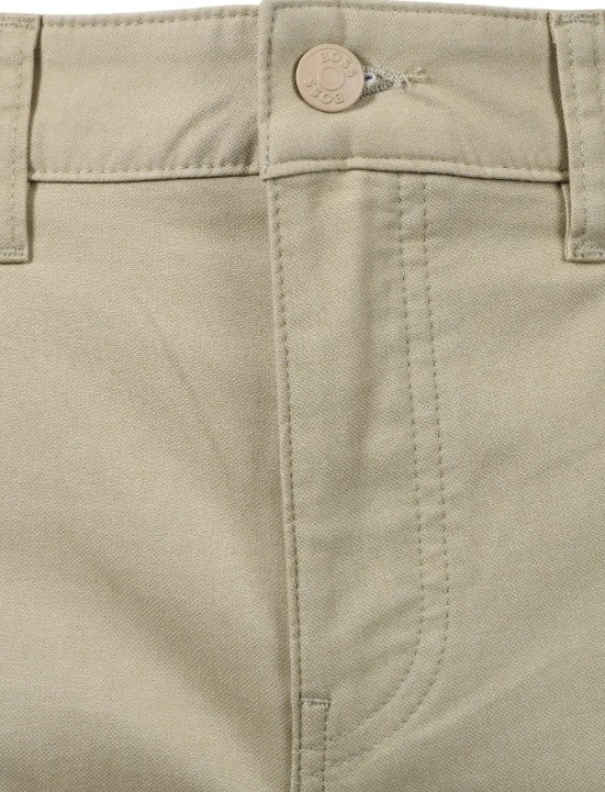 HUGO BOSS H-DELAWARE COTTON TROUSERS OPEN BEIGE RRP £139 NEW WITH TAGS