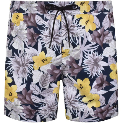 HUGO BY HUGO BOSS CALALA POLYESTER SWIM SHORTS NAVY MEDIUM RRP £69