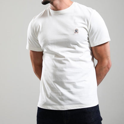 PARAJUMPERS PATCH LOGO COTTON T-SHIRT WHITE 3XL RRP £80 BNWT