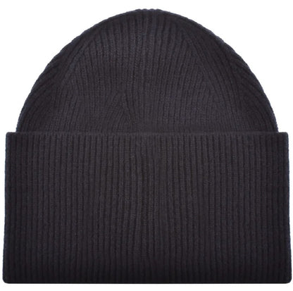 HUGO BY HUGO BOSS XAFF LOGO WOOL BEANIE HAT NAVY BLUE RRP £59 BNWT