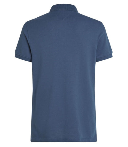 TOMMY HILFIGER SLIM FIT PIQUE COTTON POLO SHIRT TEAL BLUE LARGE RRP £75 BNWT