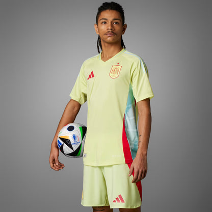 ADIDAS SPAIN AWAY 2024-2025 AUTHENTIC PERFORMANCE SHIRT YELLOW L RRP £120 BNWT