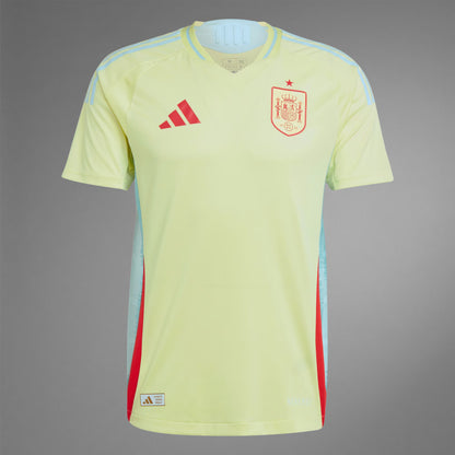 ADIDAS SPAIN AWAY 2024-2025 AUTHENTIC PERFORMANCE SHIRT YELLOW L RRP £120 BNWT