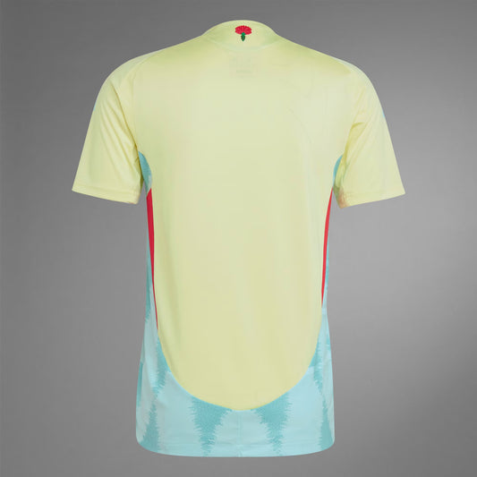 ADIDAS SPAIN AWAY 2024-2025 AUTHENTIC PERFORMANCE SHIRT YELLOW L RRP £120 BNWT