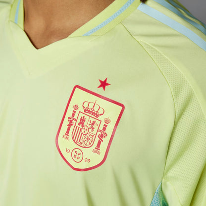 ADIDAS SPAIN AWAY 2024-2025 AUTHENTIC PERFORMANCE SHIRT YELLOW L RRP £120 BNWT