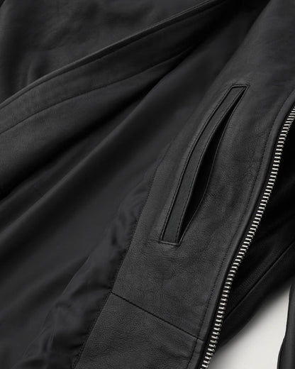 BELSTAFF T RACER CHEVIOT LEATHER BIKER JACKET BLACK RRP £850 BNWT