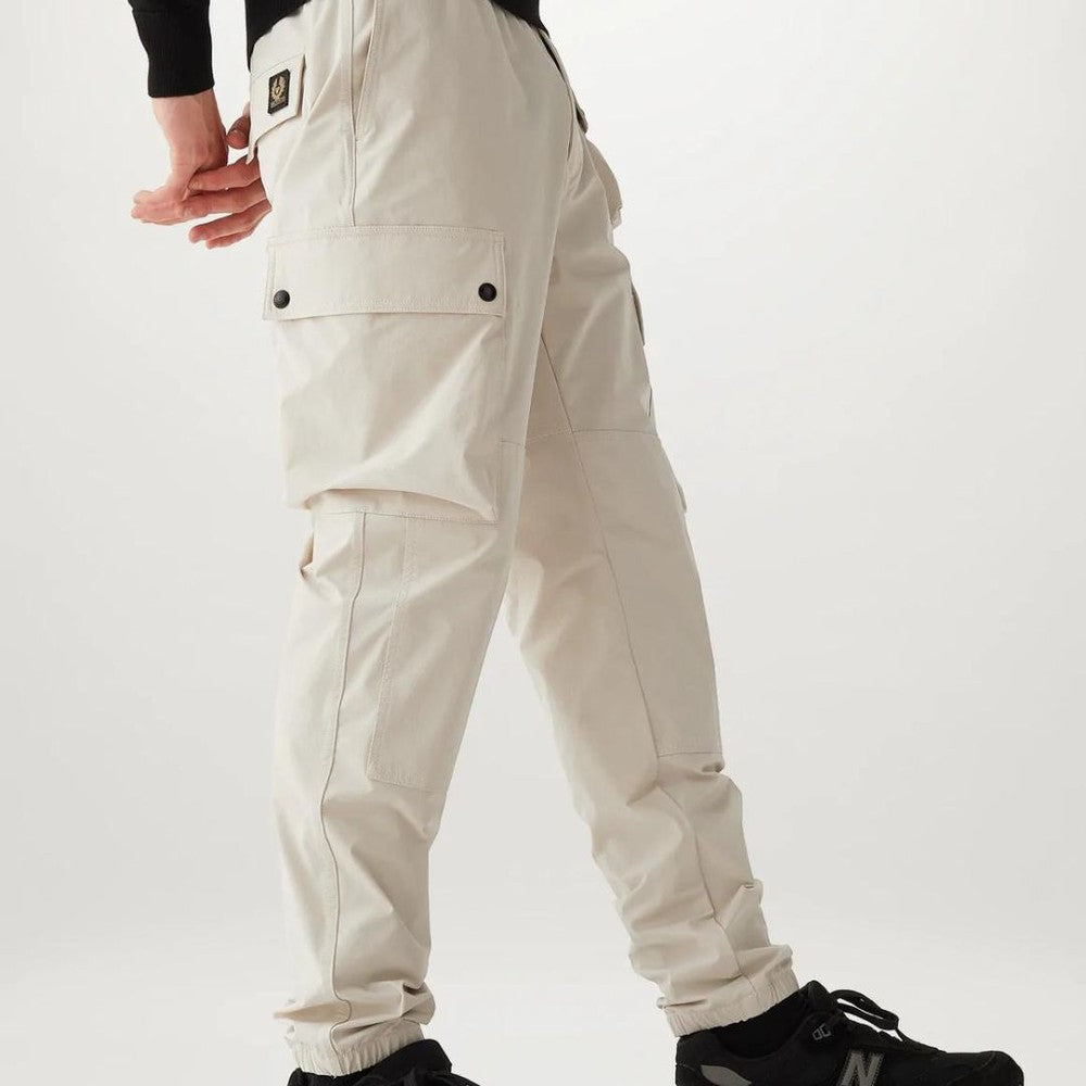 BELSTAFF TECHMASTER CARGO TROUSERS IN FAWN XL APPROX 36 WAIST RRP £225 BNWT