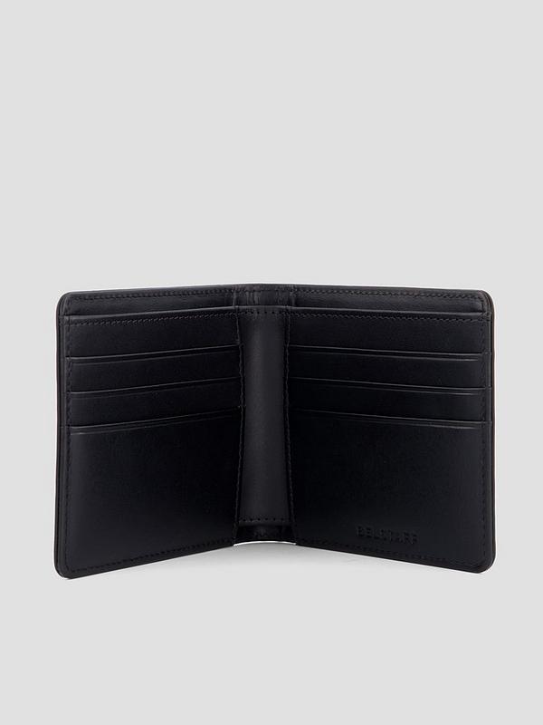 BELSTAFF HANCHURCH ITALIAN LEATHER BIFOLD WALLET BLACK RRP £85 NEW