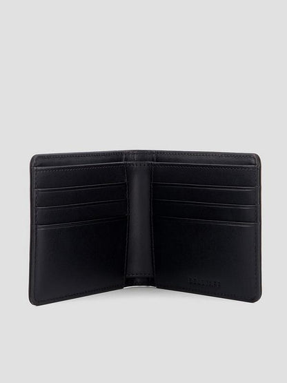 BELSTAFF HANCHURCH ITALIAN LEATHER BIFOLD WALLET BLACK RRP £85 NEW