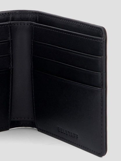 BELSTAFF HANCHURCH ITALIAN LEATHER BIFOLD WALLET BLACK RRP £85 NEW