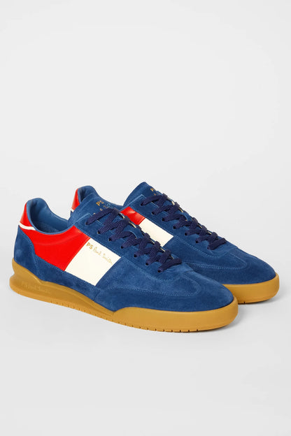 PAUL SMITH PS DOVER SUEDE LOW TOP TRAINERS FRANCE FLAG COLOUR RRP £225 BNIB