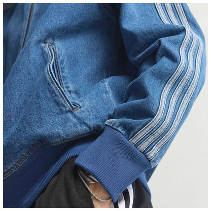 ADIDAS ORIGINALS ADICOLOUR DENIM FIREBIRD TRACK JACKET INDIGO BLUE XL RRP £85 BNWT