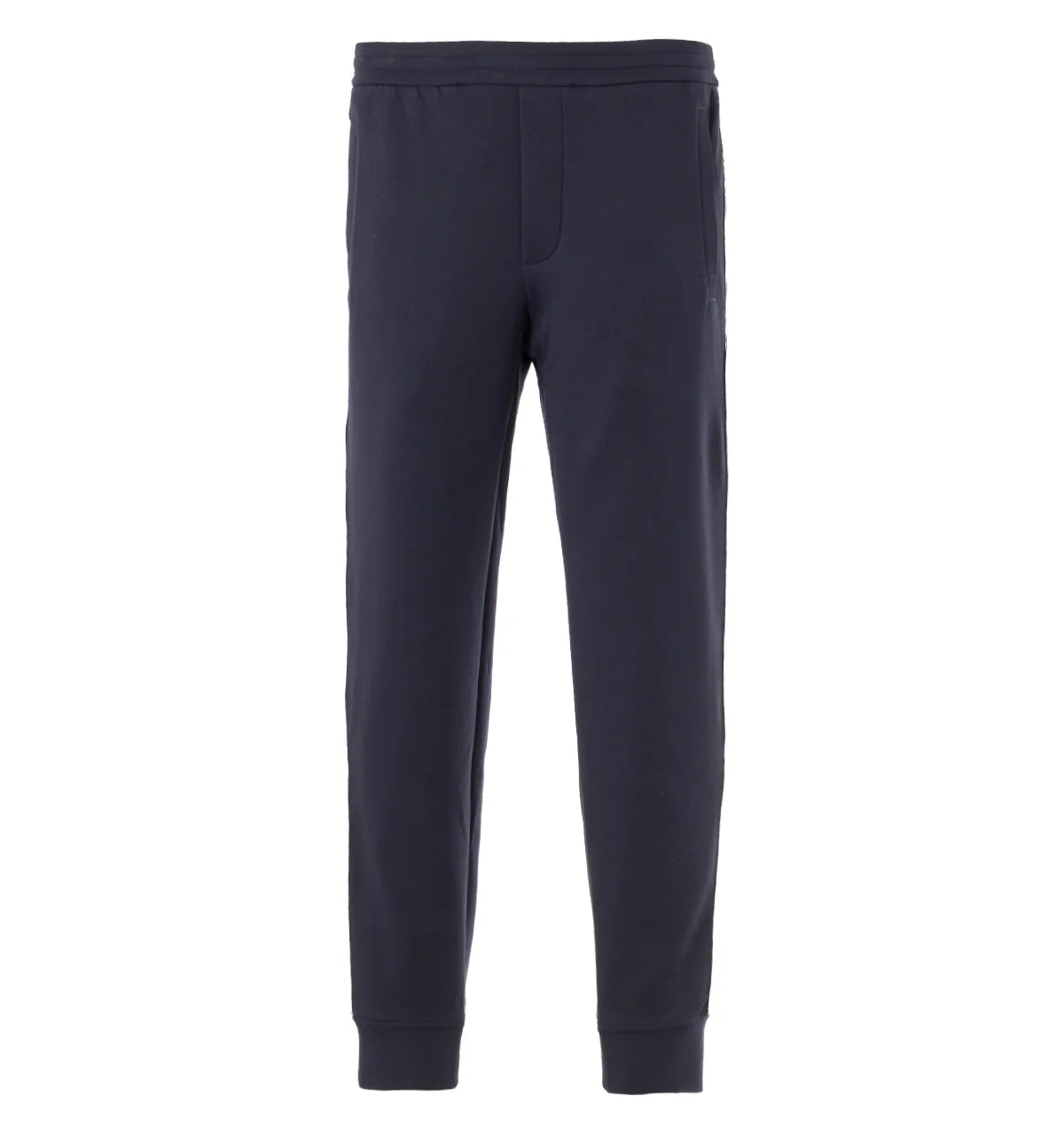 EMPORIO ARMANI NAVY BLUE CONTRAST TAPE JOGGERS SWEATPANTS 2XL RRP £190 BNWT