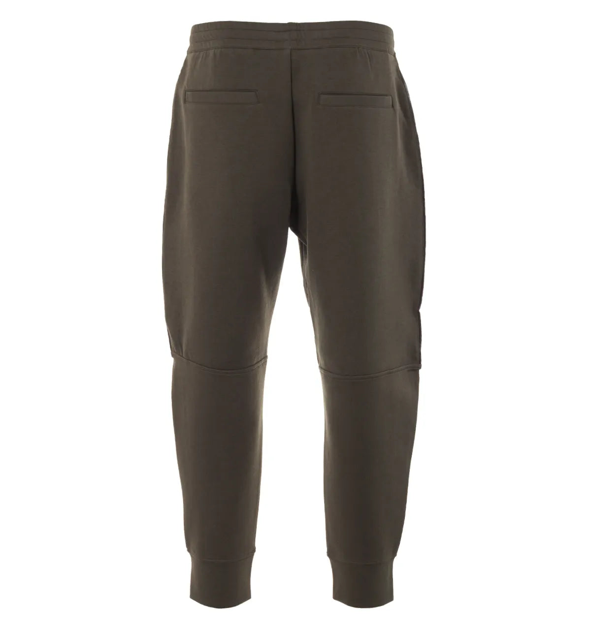 EMPORIO ARMANI DARK OLIVE VELOUR TAPE JOGGERS SWEATPANTS MEDIUM RRP £235 BNWT