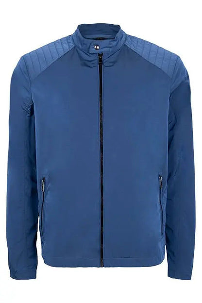 BELSTAFF ADVANCER SHIMMER SHELL LIGHTWEIGHT JACKET FORWARD BLUE S RRP£295 BNWT