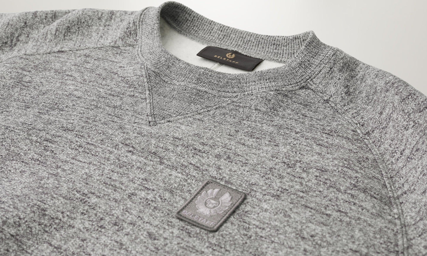 BELSTAFF ASSEMBLY SWEATSHIRT CHARCOAL GREY TWEED XL RRP £150 BNWT