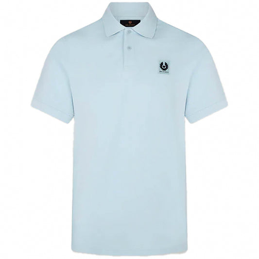 BELSTAFF PIQUE COTTON POLO SHIRT TONAL SKY BLUE 3XL RRP £95 BNWT