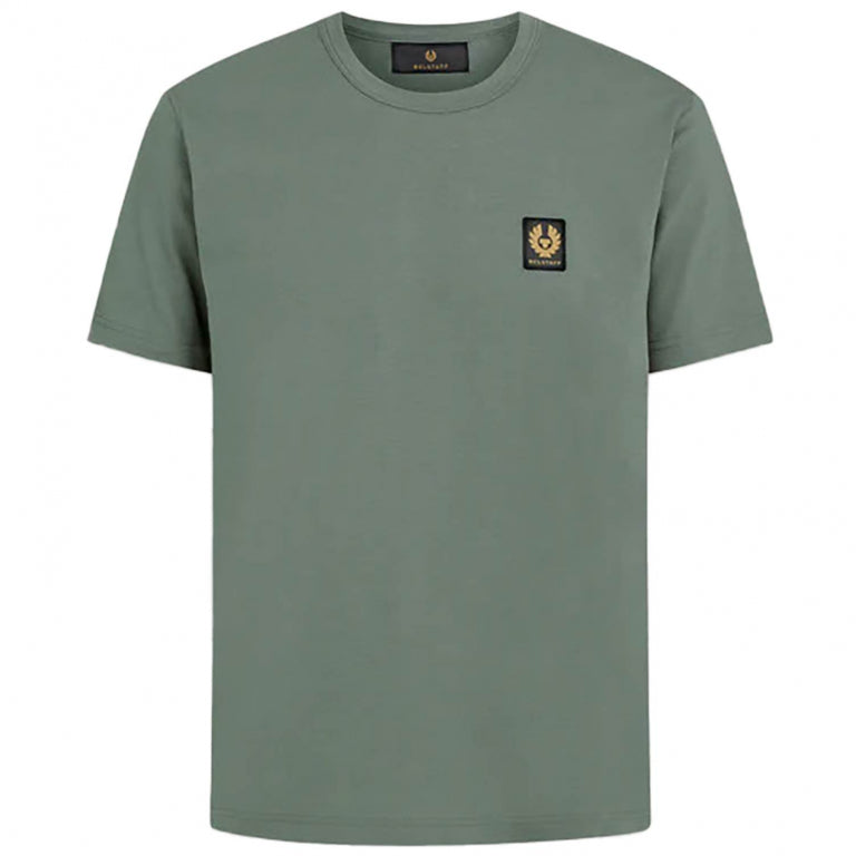 BELSTAFF PHOENIX PATCH COTTON T-SHIRT MINERAL GREEN 2XL RRP £60 BNWT