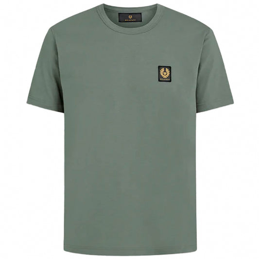 BELSTAFF PHOENIX PATCH COTTON T-SHIRT MINERAL GREEN 2XL RRP £60 BNWT