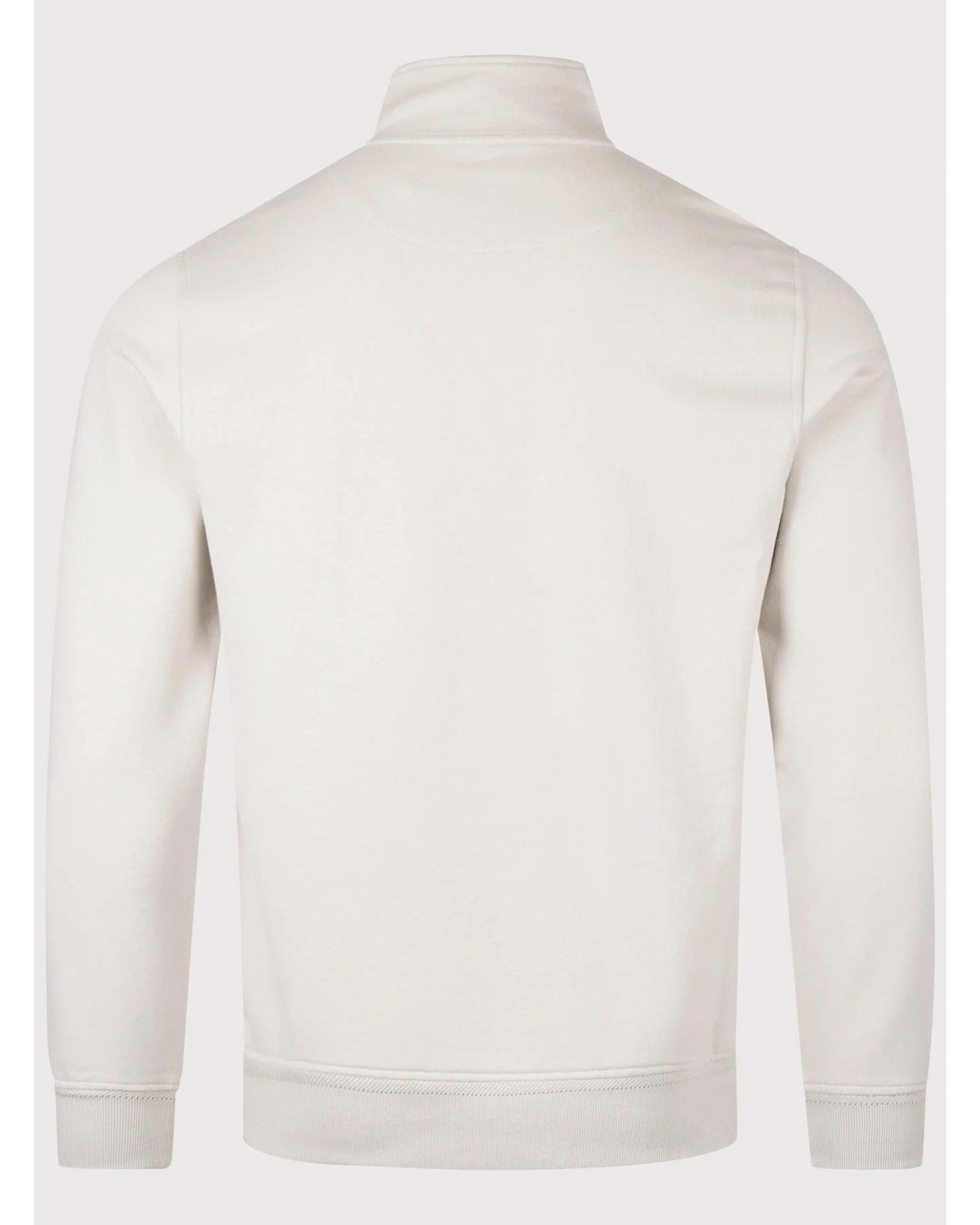 BELSTAFF QUARTER ZIP SWEATSHIRT STONE BEIGE RRP £175 BNWT