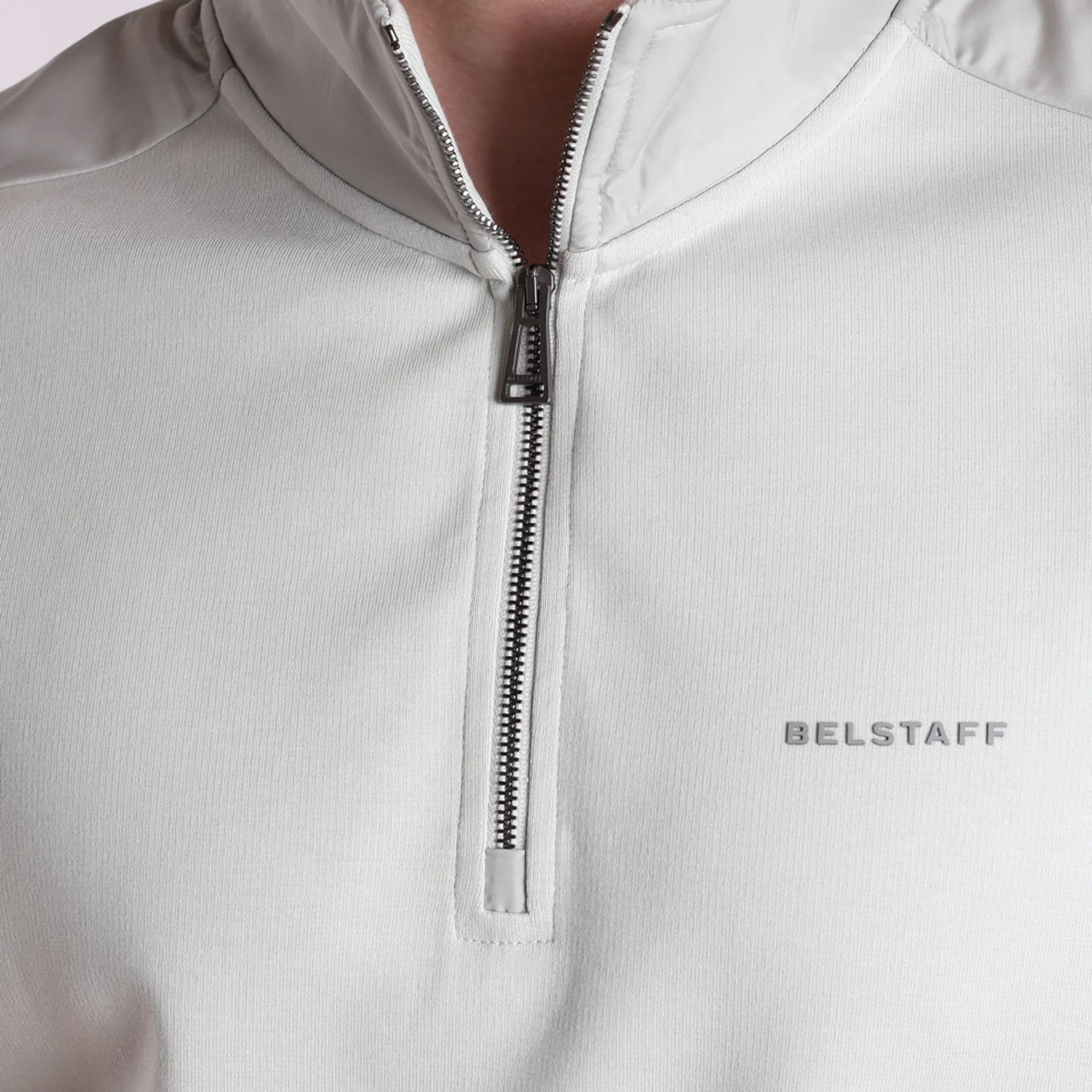 BELSTAFF ALLOY QUARTER ZIP SWEATSHIRT MERCURY 2XL RRP £175 BNWT