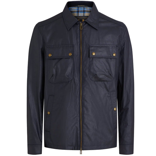 BELSTAFF TOUR 6OZ WAXED COTTON OVERSHIRT DARK NAVY 3XL RRP £325 BNWT