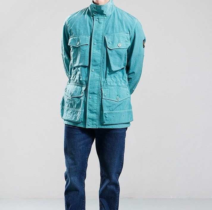 BELSTAFF DECKMASTER JACKET OIL BLUE RRP £695 BNWT