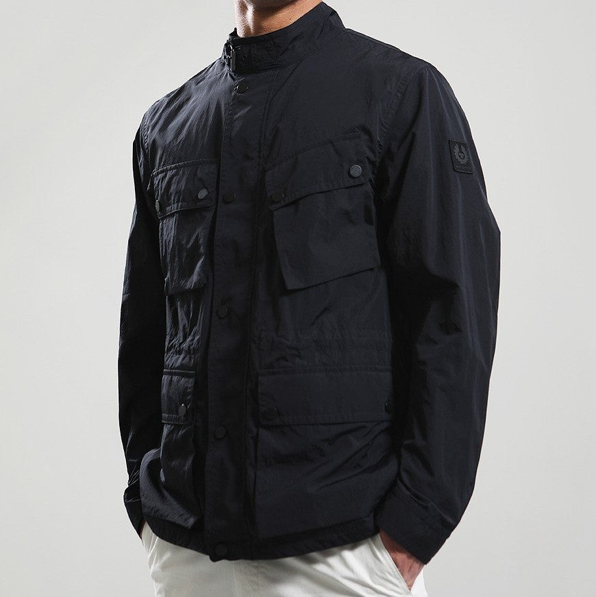 BELSTAFF SERVICE ALPHA NYLON FIELDMASTER JACKET BLACK 2XL RRP £350 BNWT