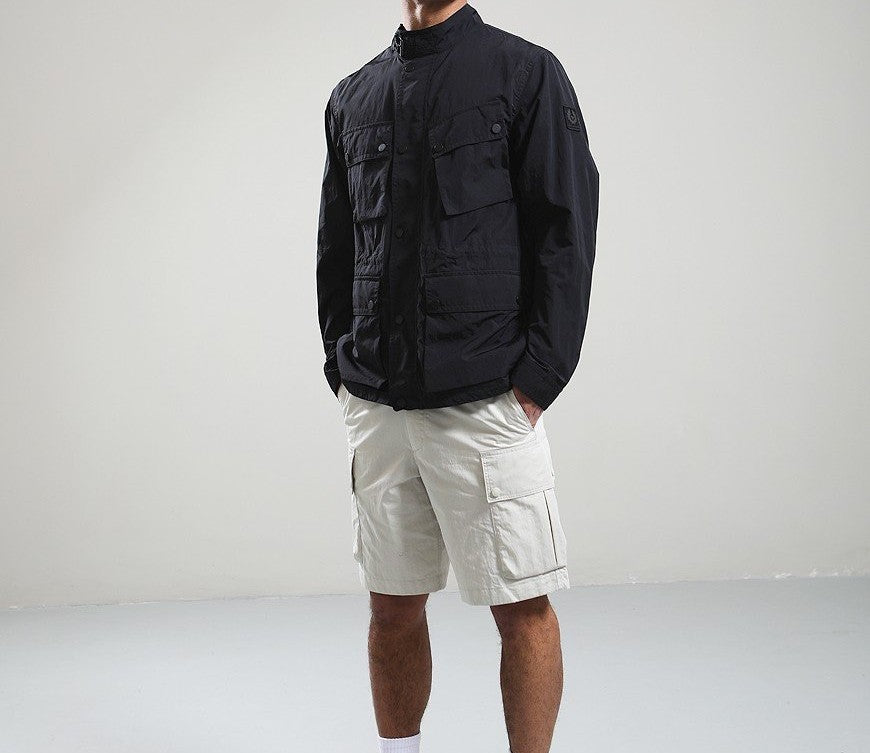 BELSTAFF SERVICE ALPHA NYLON FIELDMASTER JACKET BLACK 2XL RRP £350 BNWT