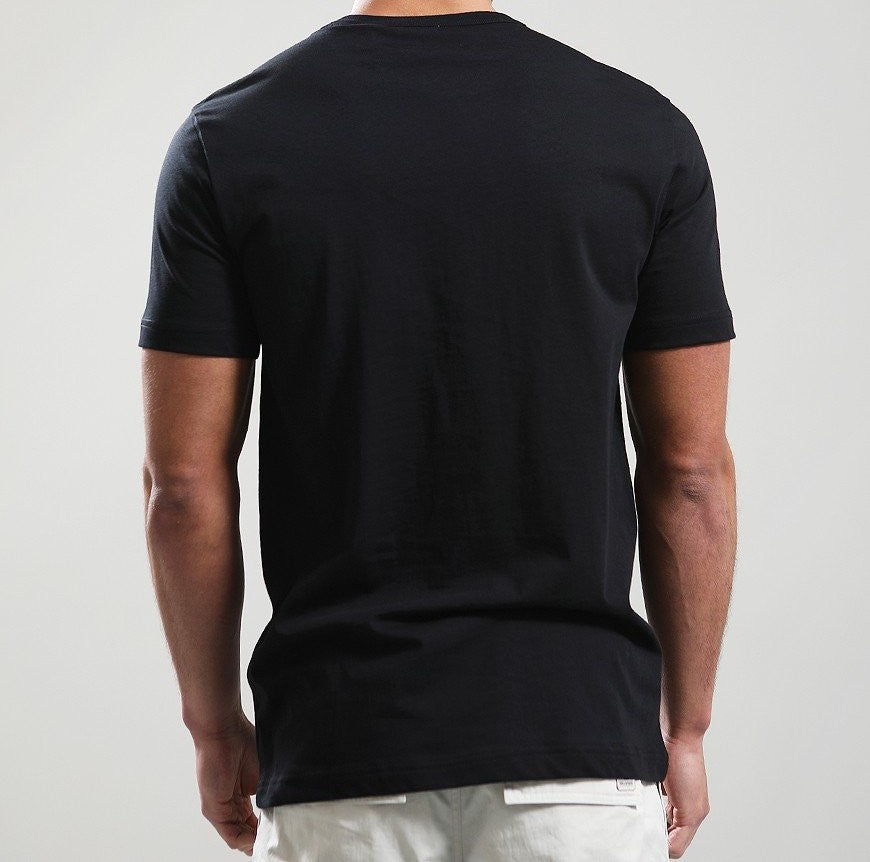 BELSTAFF LIQUIFY GRAPHIC COTTON T-SHIRT BLACK RRP £65 BNWT