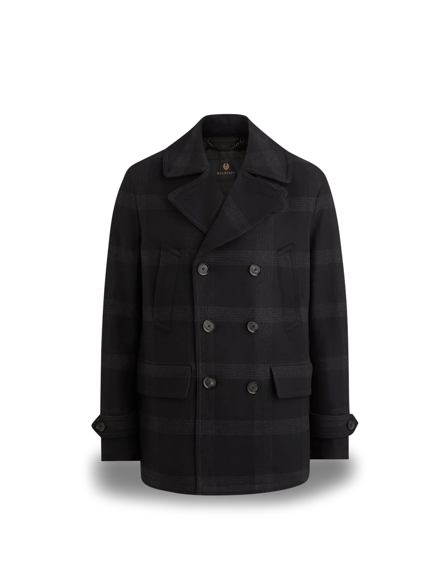 BELSTAFF MILFORD PEA COAT JACKET DARK CHARCOAL RRP £895 BNWT