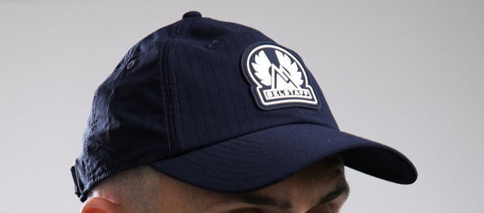 BELSTAFF MOUNTAIN LOGO RIPSTOP POLYESTER BASEBALL CAP DARK INK RRP £55 BNWT