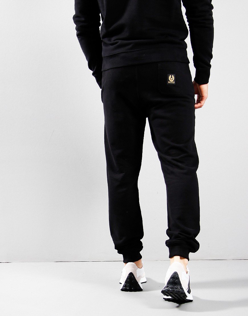 BELSTAFF COTTON FLEECE BIG & TALL SIZED JOGGERS SWEATPANTS BLACK RRP £150 BNWT