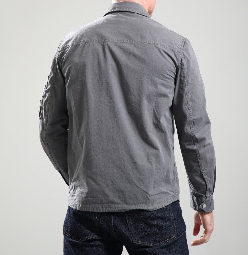 BELSTAFF TURBINE COTTON GABERDINE OVERSHIRT TORNADO GREY 2XL RRP £295 BNWT