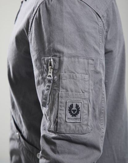 BELSTAFF TURBINE COTTON GABERDINE OVERSHIRT TORNADO GREY 2XL RRP £295 BNWT