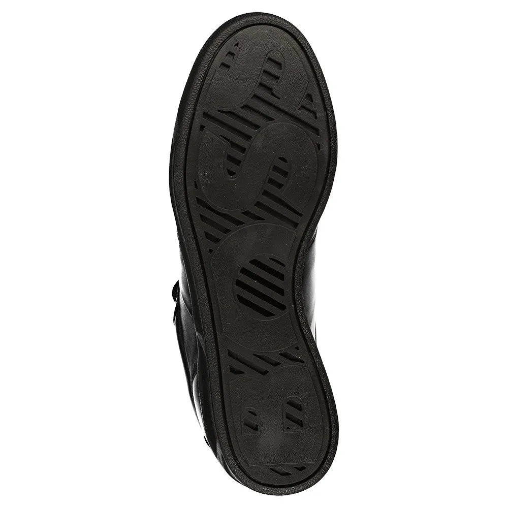 HUGO BOSS BRANDON LEATHER & SUEDE TRAINERS BLACK UK 9 RRP £229 BNIB