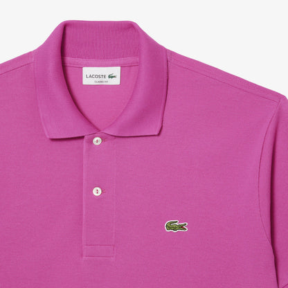 LACOSTE CLASSIC L1212 PIQUE COTTON POLO SHIRT ROSE MAGENTA RRP £95 BNWT