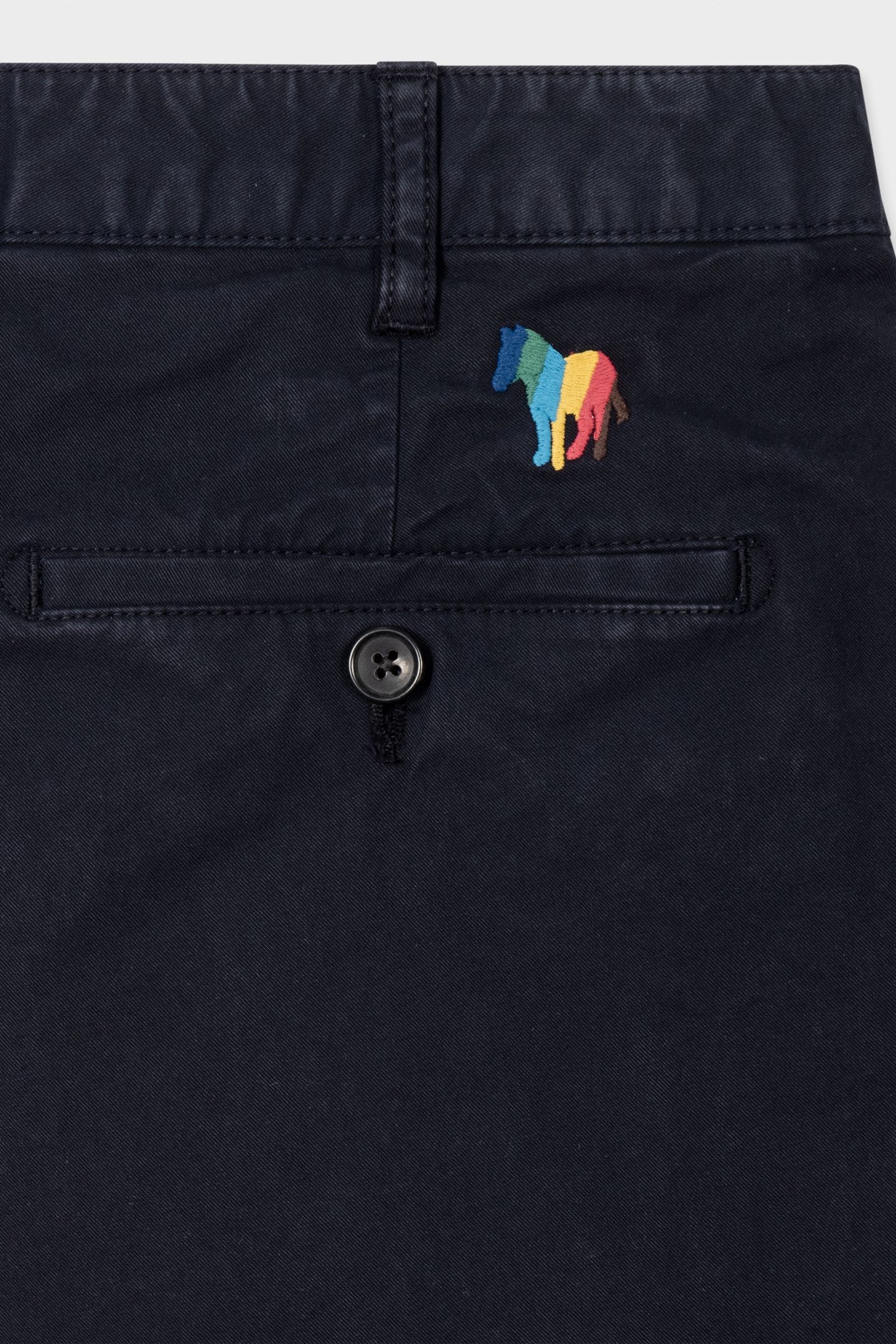 PAUL SMITH PS TAILORED ZEBRA LOGO CHINO SHORTS DARK NAVY RRP £150 BNWT