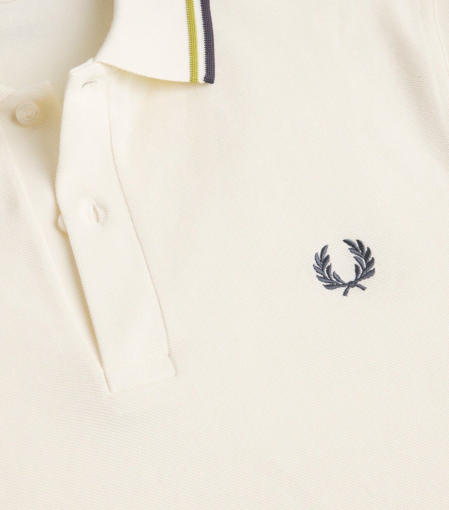 FRED PERRY TWIN TIPPED PIQUE COTTON POLO SHIRT ECRU (CREAM) 3XL RRP £80 BNWT