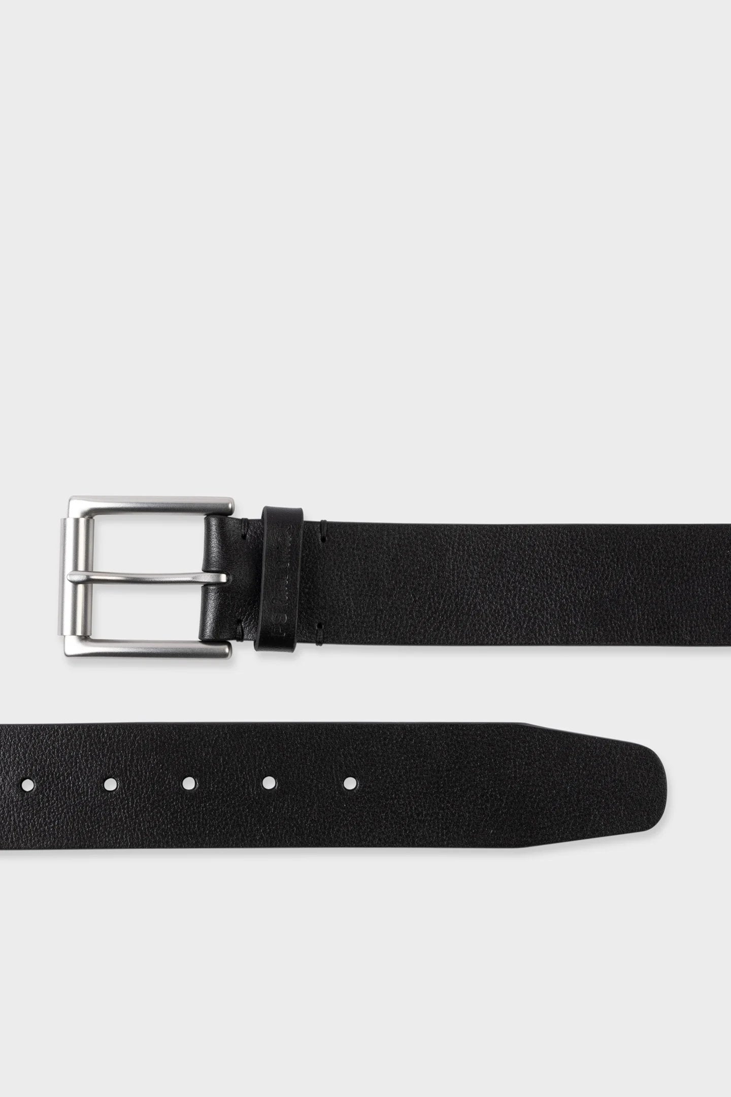 PAUL SMITH PS KEEPER LEATHER BELT SIZE 38 WAIST BLACK RRP £75 BNWT