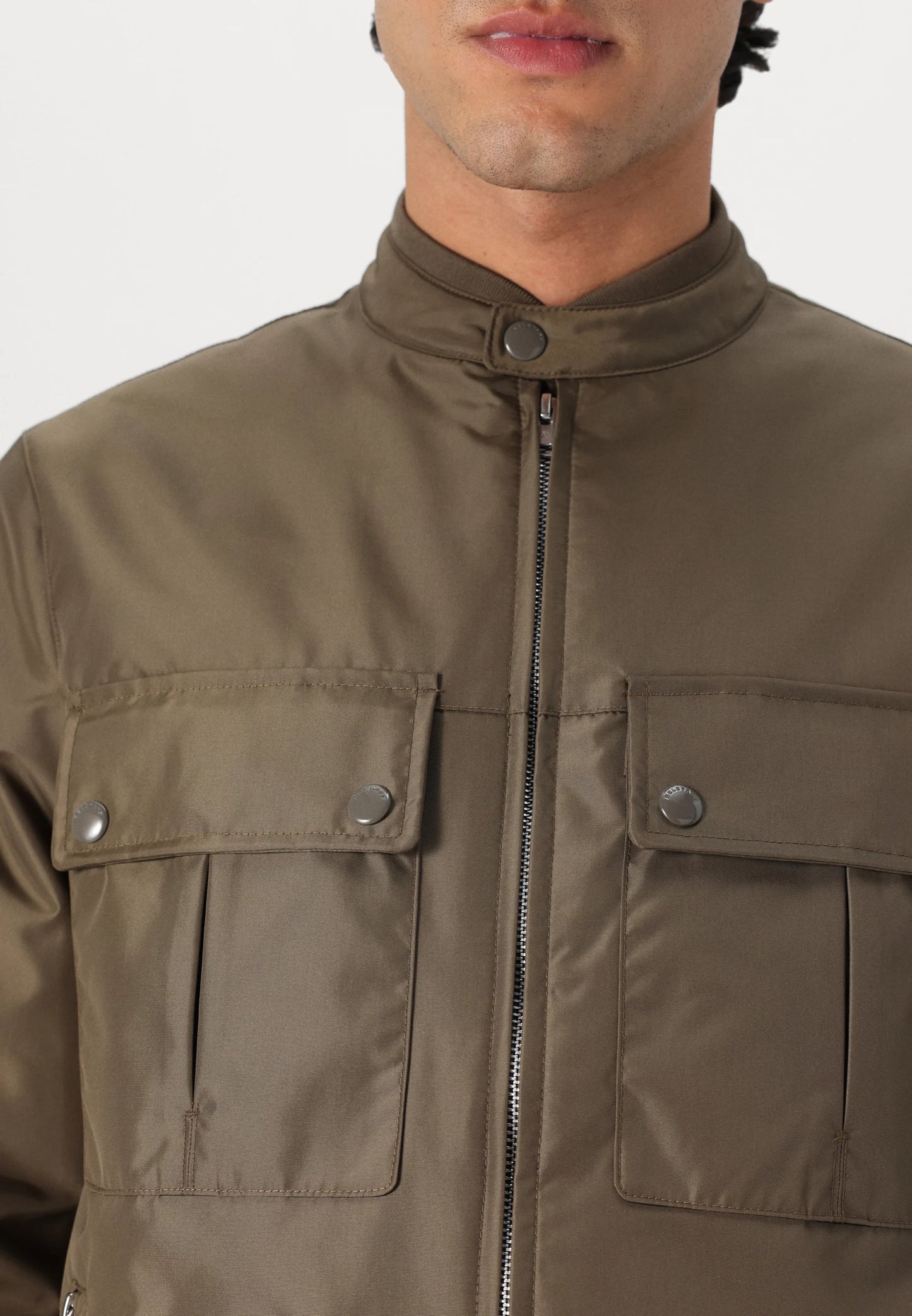 BELSTAFF DRILL NYLON LIGHTWEIGHT BIKER JACKET CLAY BROWN UK46 3XL RRP £350 BNWT