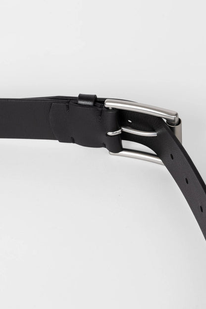 PAUL SMITH PS KEEPER LEATHER BELT SIZE 38 WAIST BLACK RRP £75 BNWT