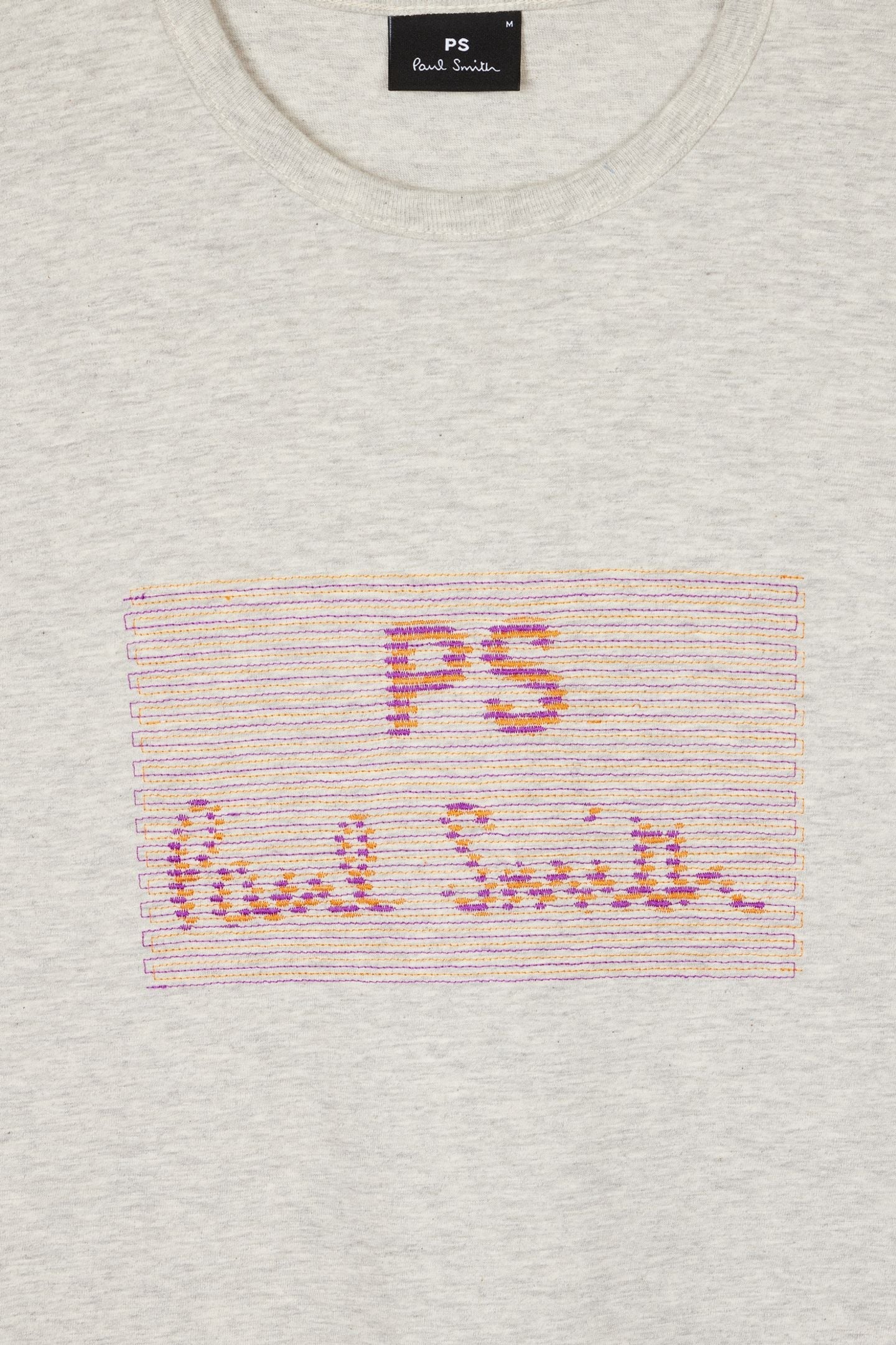 PAUL SMITH REGULAR FIT ORGANIC COTTON BOX LOGO T-SHIRT OFF WHITE M RRP £70 BNWT