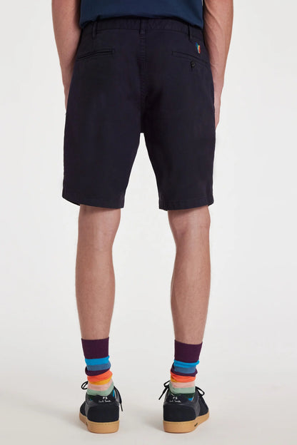 PAUL SMITH PS TAILORED ZEBRA LOGO CHINO SHORTS DARK NAVY RRP £150 BNWT